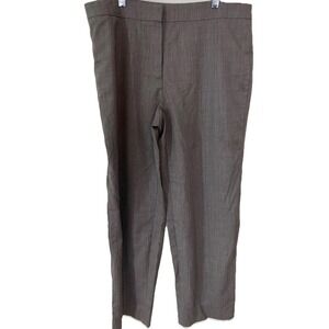 Barbara Lohmann  Brown Straight Leg Dress Pants Trousers Women Size Eu 42 German